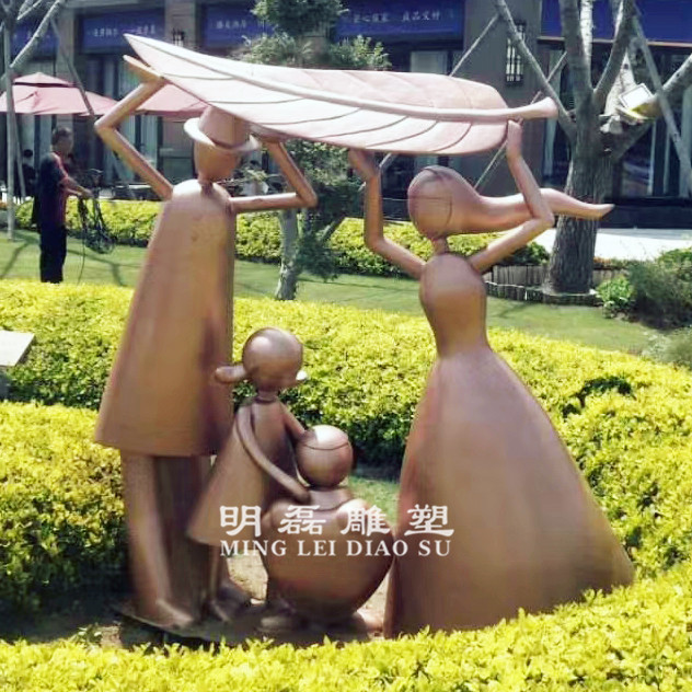 不锈钢雕塑《陪伴》