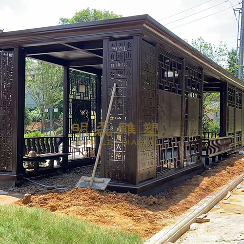 美丽城镇书香大陈广场建设工程项目《廊架》