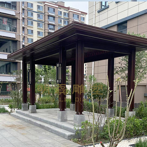 固原市古雁壹号小区项目《景观廊架》